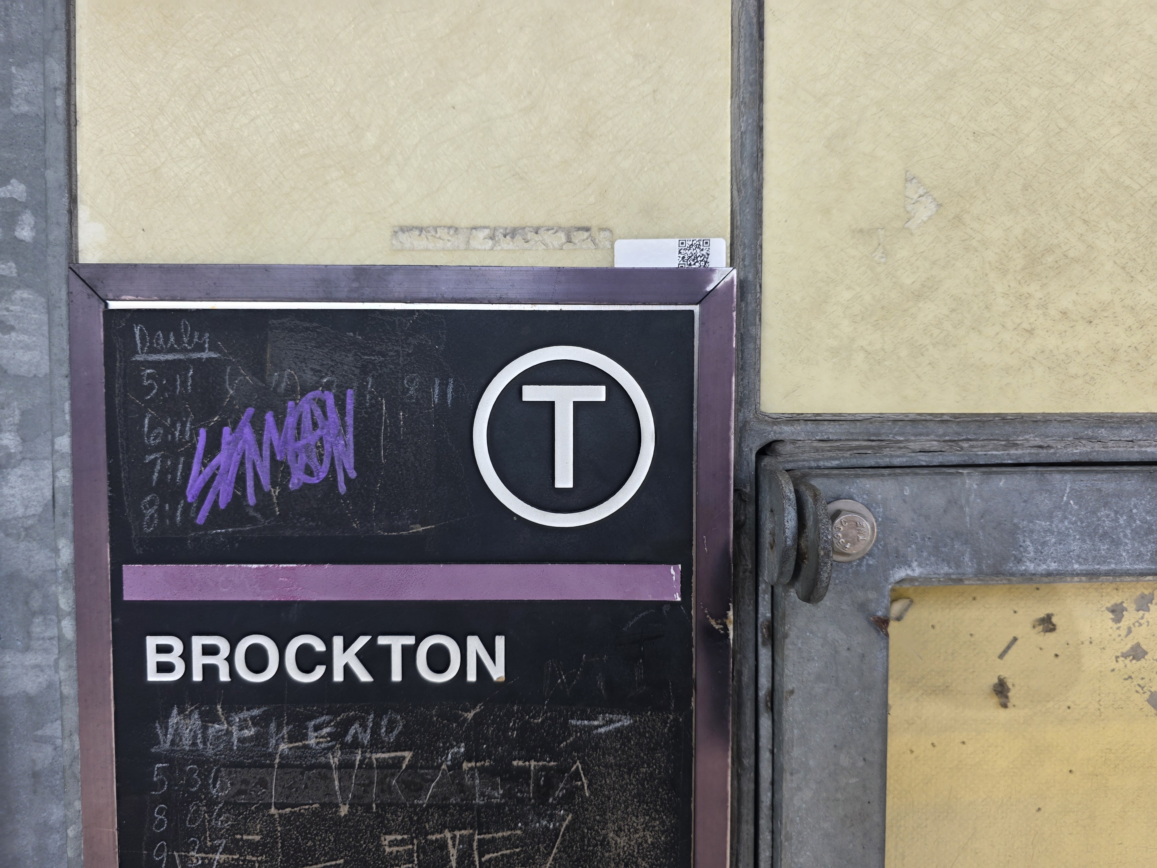 Brockton QR Sighting